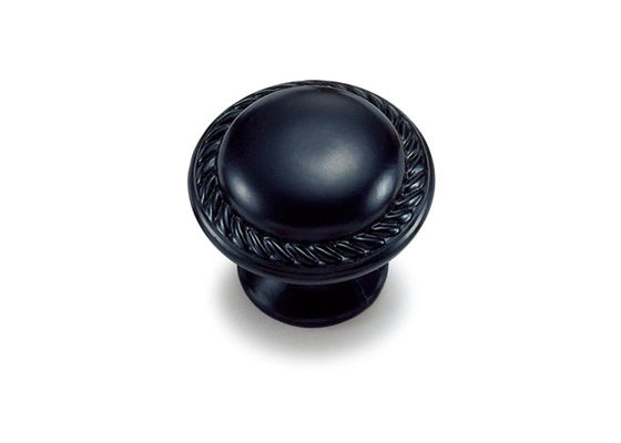 Boutons noirs de tiroir de raboteuse de couleur et boutons de tiroir de Cabinet de tractions