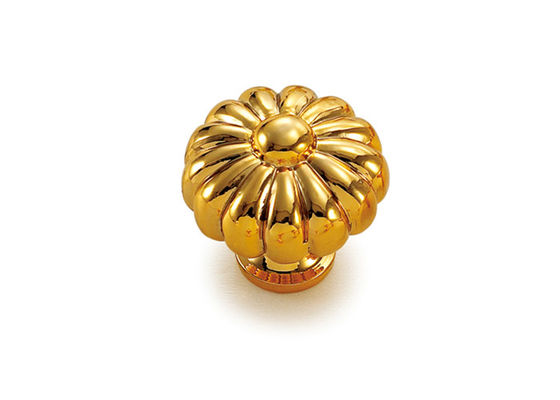 L'or a plaqué les boutons décoratifs de Cabinet/les boutons et les tractions tiroir de raboteuse