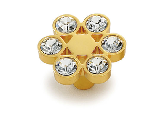 Poignées de meubles et boutons de cuisine de boutons et boutons d'or de tiroir de Cabinet de poignées